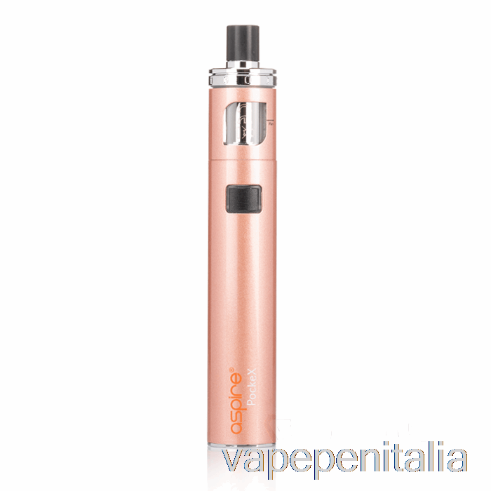 Scatola Vape Mod Aspire Pockex Aio Starter Kit Oro Rosa